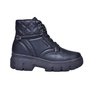 Bota Kolosh Coturno Preto Feminina