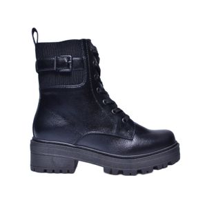 Bota Mooncity Coturno Tratorado Preto Feminina 72231