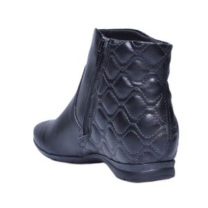 Bota Comfortflex Cano Curto Preto Feminina