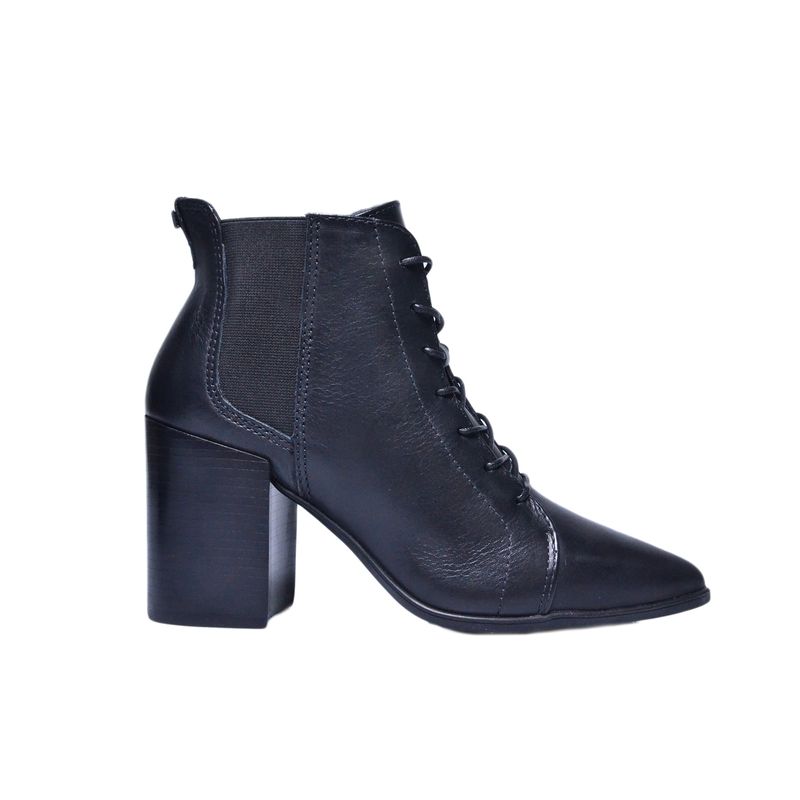 Bota-Bottero-Coturno-Salto-Alto-Bico-Fino-Preto-Feminina