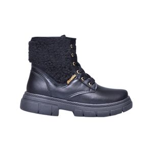 Bota Stilo Rose Coturno Preto Infantil Feminina