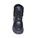 Bota-Stilo-Rose-Coturno-Preto-Infantil-Feminina