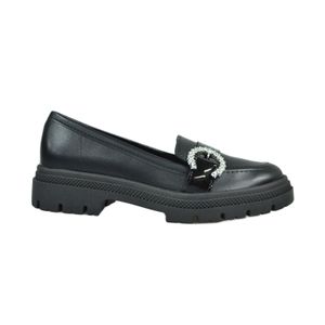 Sapato Moleca Mocassim Preto Feminino