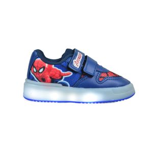 Tênis Mini Pé Azul Homem Aranha Led Infantil Masculino