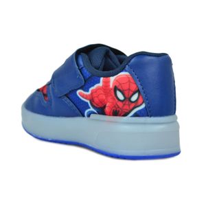 Tênis Mini Pé Azul Homem Aranha Led Infantil Masculino