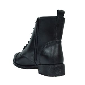 Bota Zapattero Coturno Preto Feminina