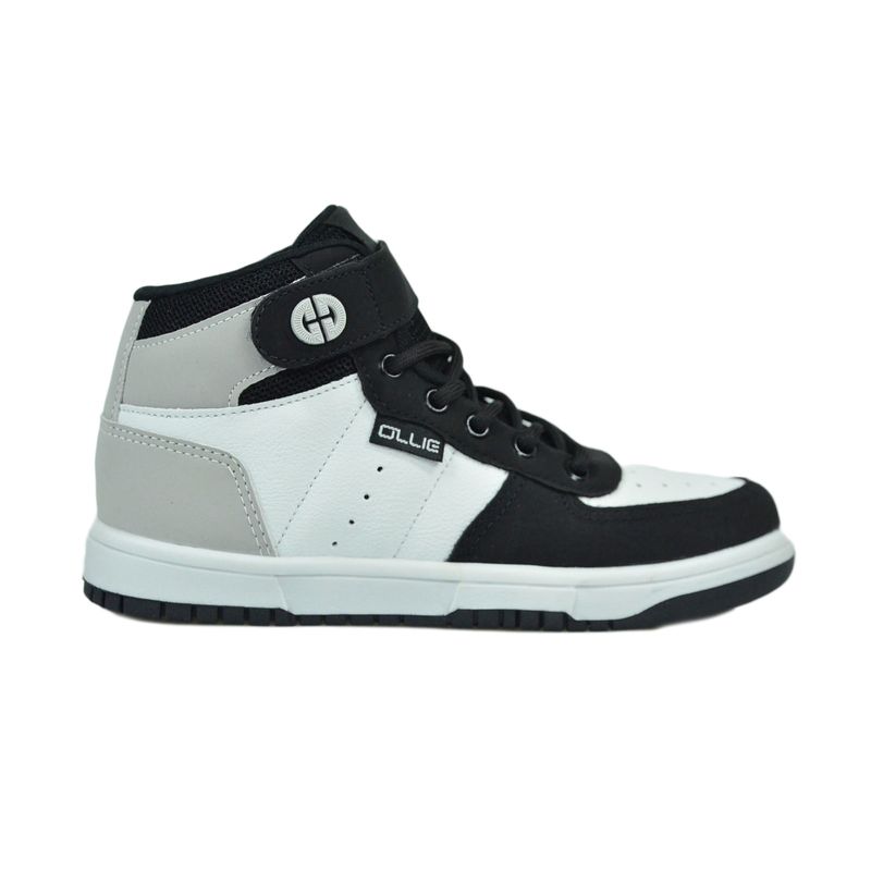 Tenis-Ollie-Alpha-2-Cano-Medio-Branco-Infantil-Masculino