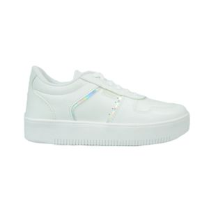 Tênis Izalu Flatform Branco Feminino