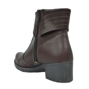 Bota Mississipi Cano Curto Marrom Feminina