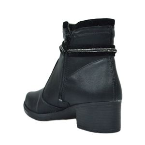 Bota Mississipi Cano Curto Preto Feminina