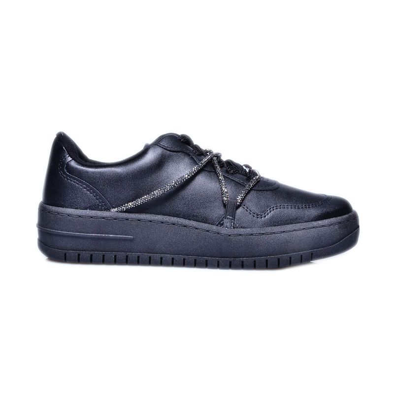 Tenis-Vizzano-Casual-Strass-Preto-Feminino