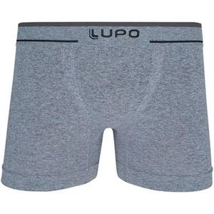 Cueca Lupo Boxer Sem Costura Cinza