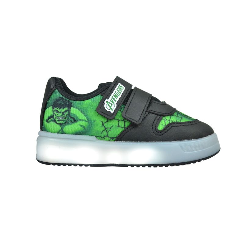 Tenis-Mini-Pe-Led-Preto-Hulk-Infantil-Masculino