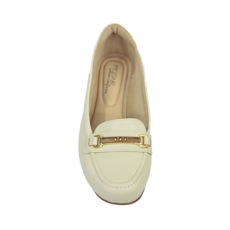 Sapato-Modare-Mocassim-Creme-Feminino