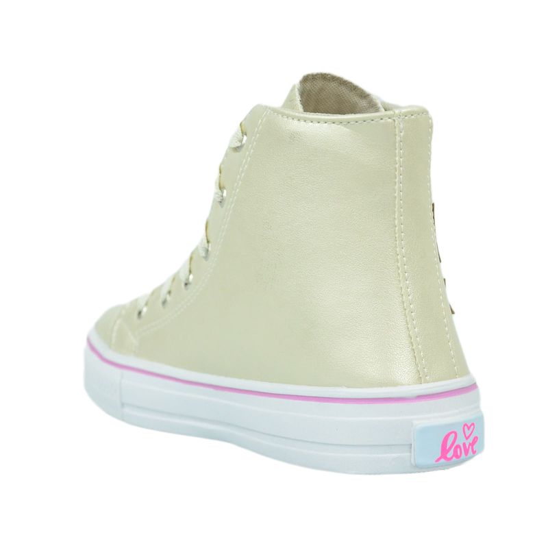 Tenis-Ykes-Cano-Medio-Creme-Infantil-Feminino