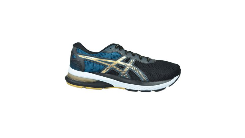 Tenis Asics Gel Shogun 6 Preto Dourado Masculino