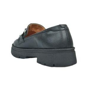 Sapato Vizzano Mocassim Loafer Preto Feminino