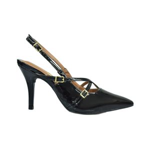 Sapato Vizzano Scarpin Slingback Preto Feminino