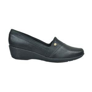 Sapato Piccadilly Confort Preto Feminino 143214-5