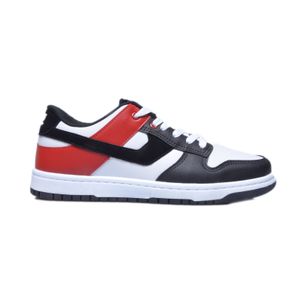 Tênis Vip Jump Branco Preto Vermelho Masculino