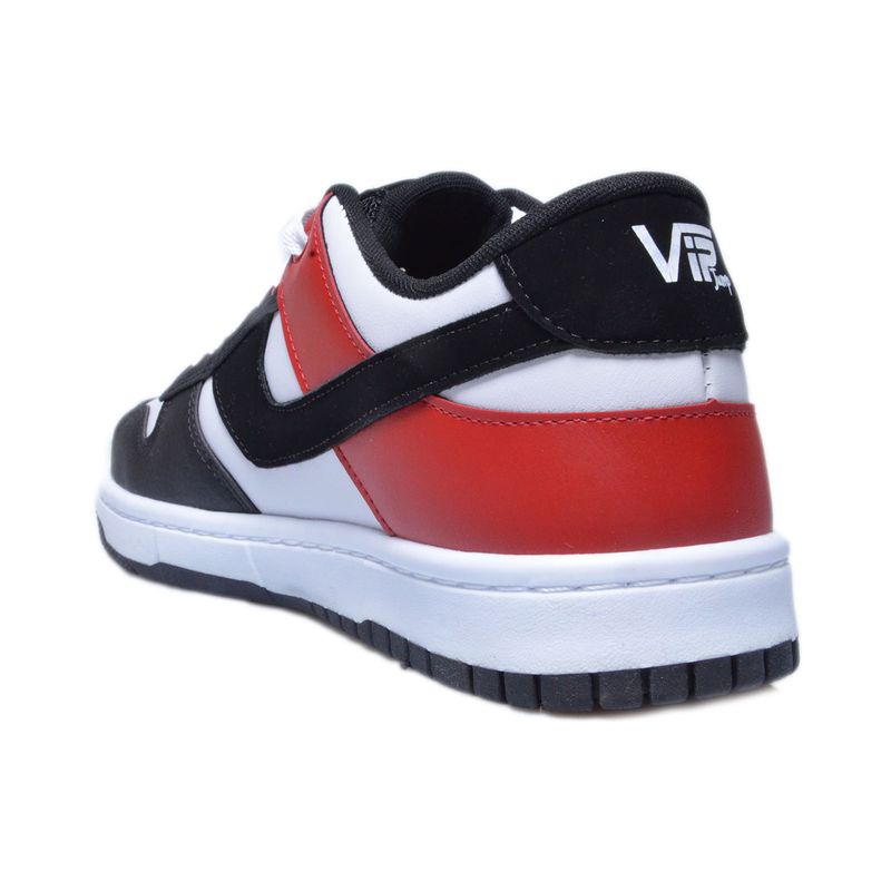 Tenis-Vip-Jump-Branco-Preto-Vermelho-Masculino