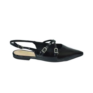 Sapato Sua Cia  Ana Castela Scarpin Salto Baixo Preto Feminino