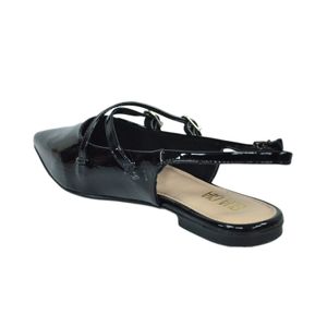 Sapato Sua Cia  Ana Castela Scarpin Salto Baixo Preto Feminino