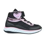 Tenis-Via-Vip-Cano-Medio-Preto-Rosa-Infantil-Feminino-Vv8504-Pto-Rsa