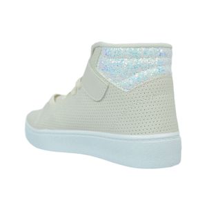Tênis Izalu Cano Médio Off White Feminino 18023iz