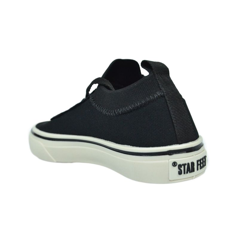 Tenis-Star-Feet-Preto-Unissex-Rd007