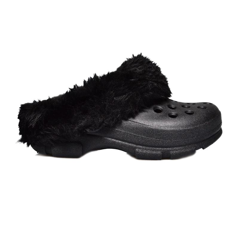 Babuche-Luelua-Peluciada-Preto