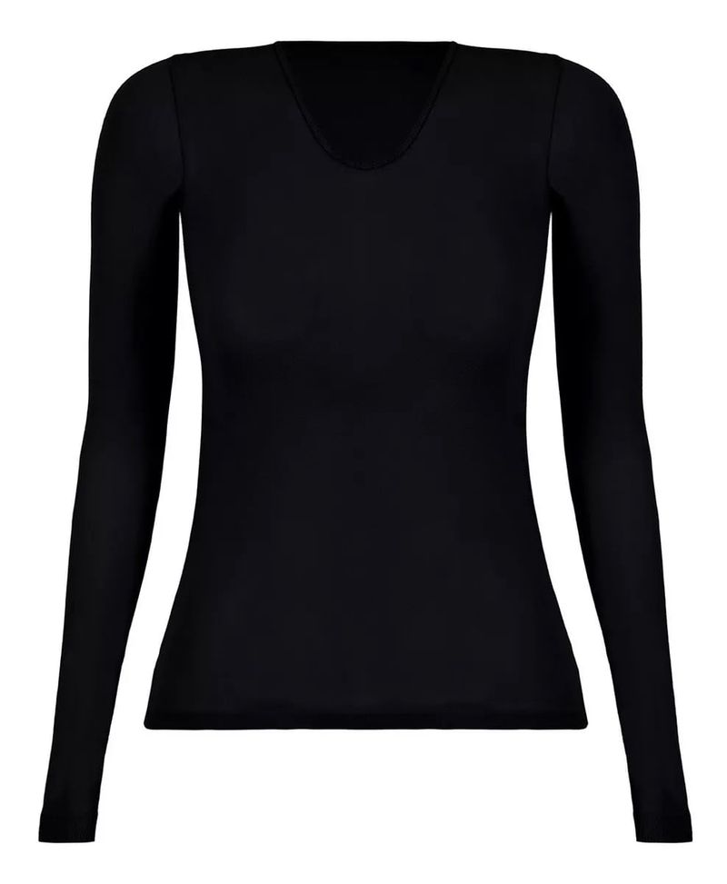 Blusa-Lupo-Segunda-Pele-Microfibra-Fio-60-Preto