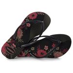 Chinelo-Havaianas-Slim-Organic-Flores-Preto-Feminino