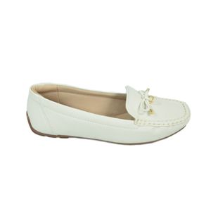 Sapato Modare Mocassim Off White Feminino