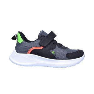 Tênis Klin Cinza Preto Infantil Masculino 440030000