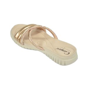 Sandália Campesi Flatform Bege Feminina Cp221