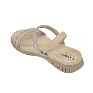 Sandália Campesi Flatform Bege Feminina Cp052