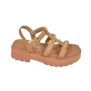 Sandália Vizzano Flatform Nude Feminina 6499-110-7286