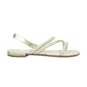 Sandália Beira Rio Rasteira Off White Feminina 8263-969-28383