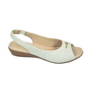 Sandália Modare Confort Off White Feminina 7127-253