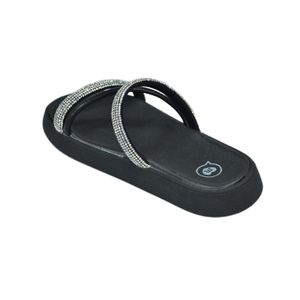 Sandália Molekinha Papete Preto Menina 2538-100