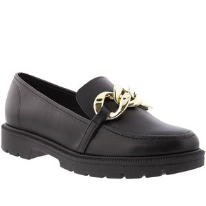 Sapato Beira Rio Preto Feminino Mocassim