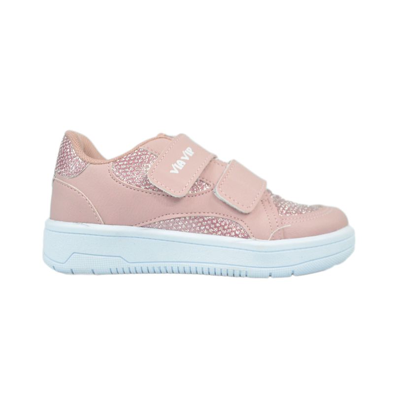 Tenis-Via-Vip-Rose-Infantil-Feminino-Vv4506