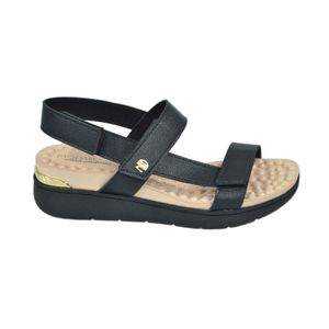 Sandália Modare Flatform Preta Feminina 7151-126