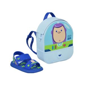 Sandália Grendene Lightyear Mochila Azul Infantil Menino 23078-Bg296