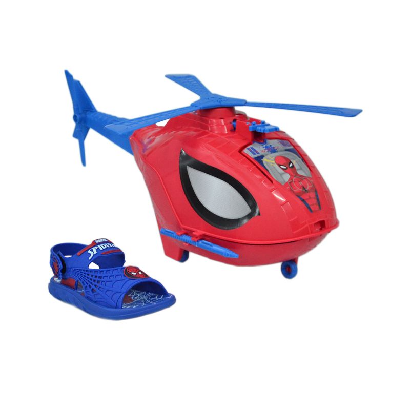 Sandalia-Grendene-Homem-Aranha-Azul-Infantil-Menino-23064-Bf401