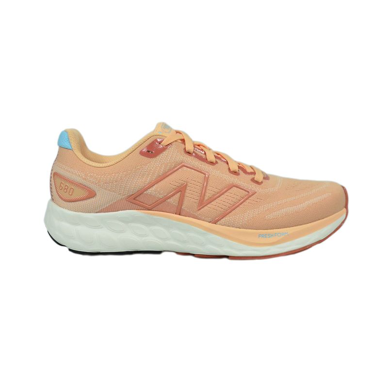 Tenis-New-Balance-Laranja-Claro-Unissex-Fresh-Foam-680v8