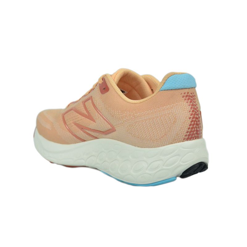 Tenis-New-Balance-Laranja-Claro-Unissex-Fresh-Foam-680v8