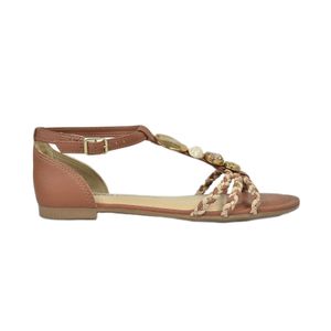 Sandália Rasteira Dakota Marrom Feminino Y7993 0001
