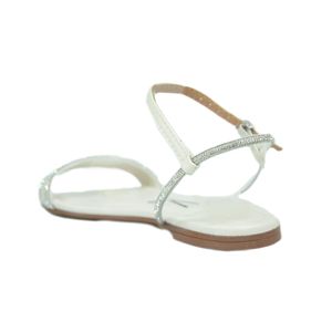 Sandália Vizzano Off White Rasteira Feminina 6235.1702